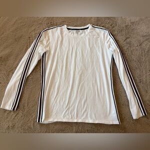 Tory Sport striped activewear top, women’s Large